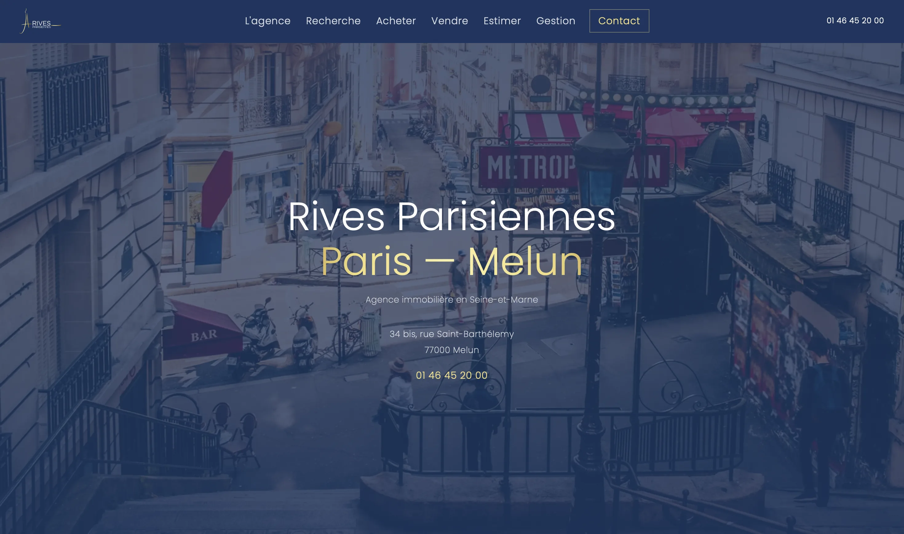 Rives Parisiennes Paris-Melun — aperçu du site